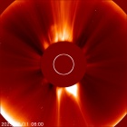 Latest LASCO C2 image of the Sun