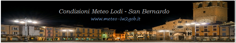 Condizioni Meteo Lodi - San Bernardo