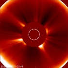 Latest LASCO C2 image of the Sun